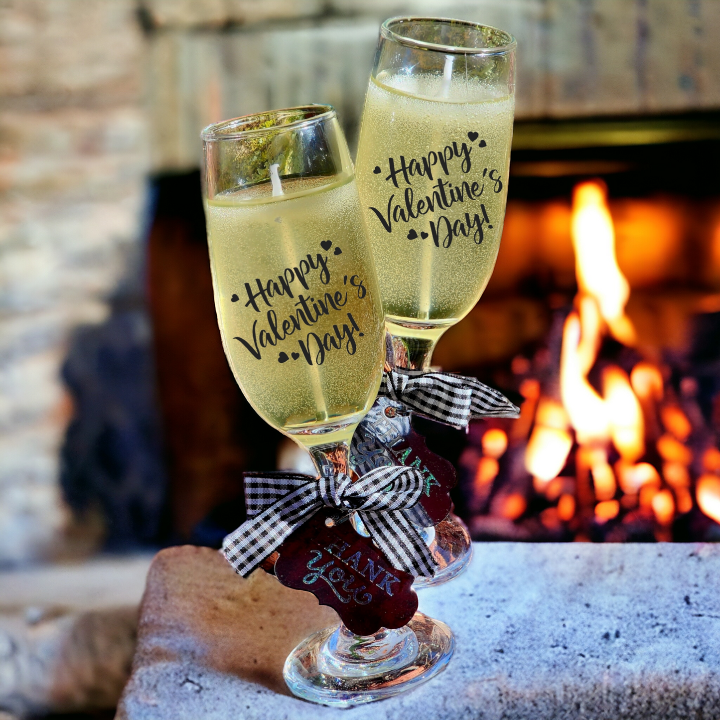 Champagne Candle