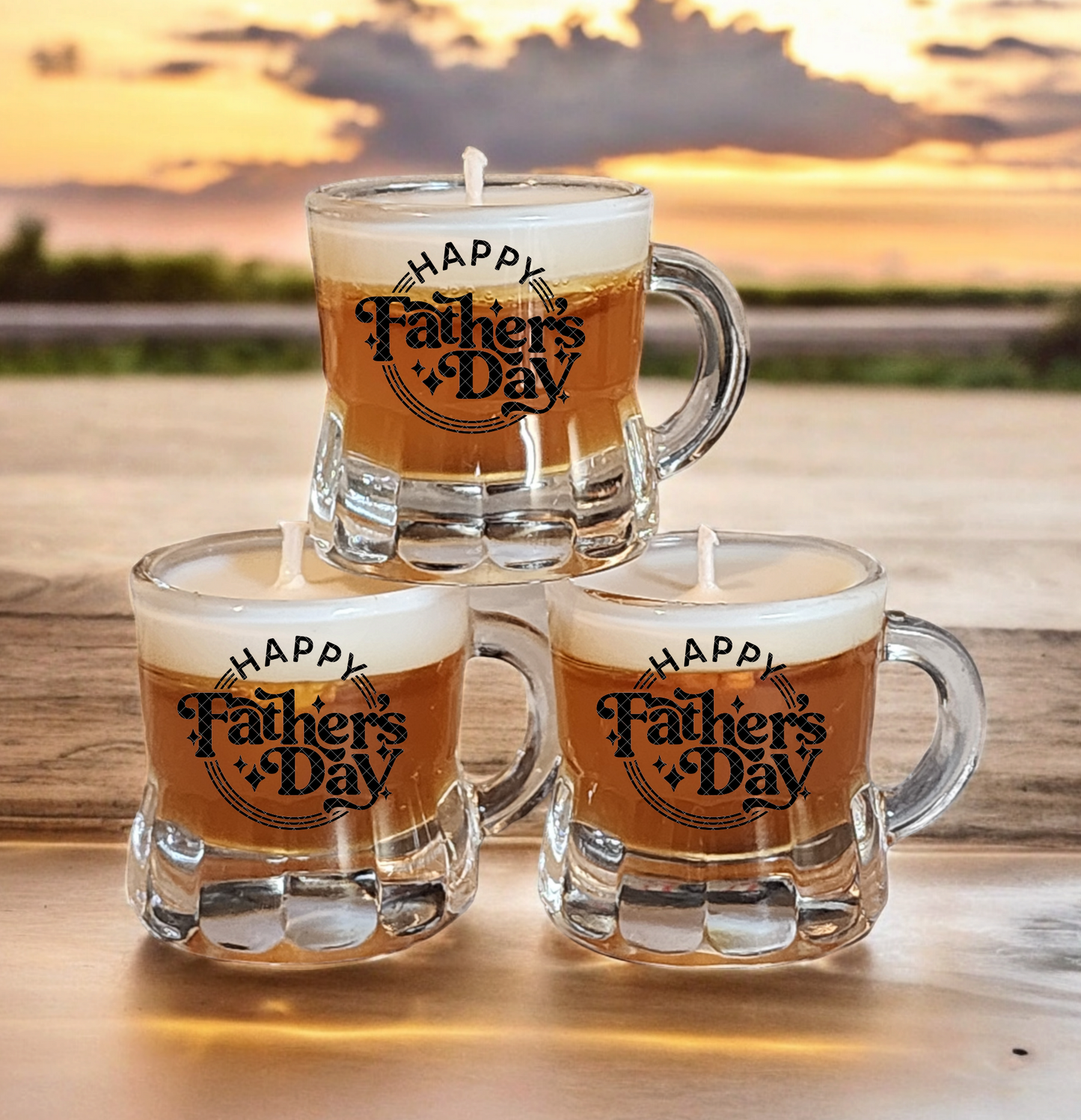 Father's Day Mini Beer Candles