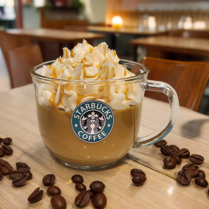 starbucks cafe theme scented soy wax candle