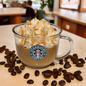 starbucks cafe theme scented soy wax candle
