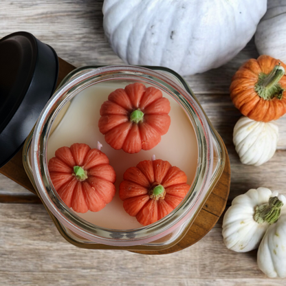 Hexagon Jar Fall Themed Soy Wax Candle