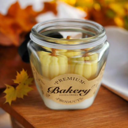 Hexagon Jar Fall Themed Soy Wax Candle
