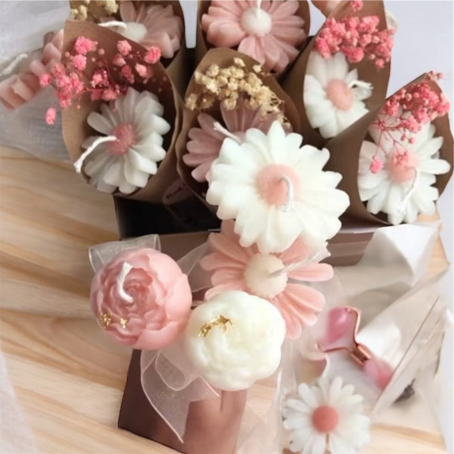 Floral Bouquet Soy Wax Candles