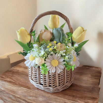 Wax Melt Soy Wax Rose Bouquet (Yellow)