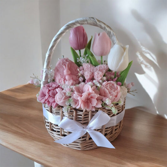 Wax Melt Soy Wax Rose Bouquet (Pink)