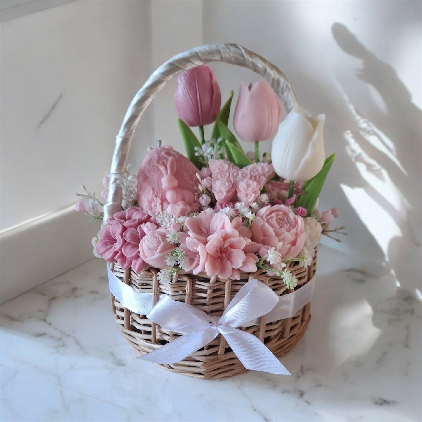 Wax Melt Soy Wax Rose Bouquet (Pink)