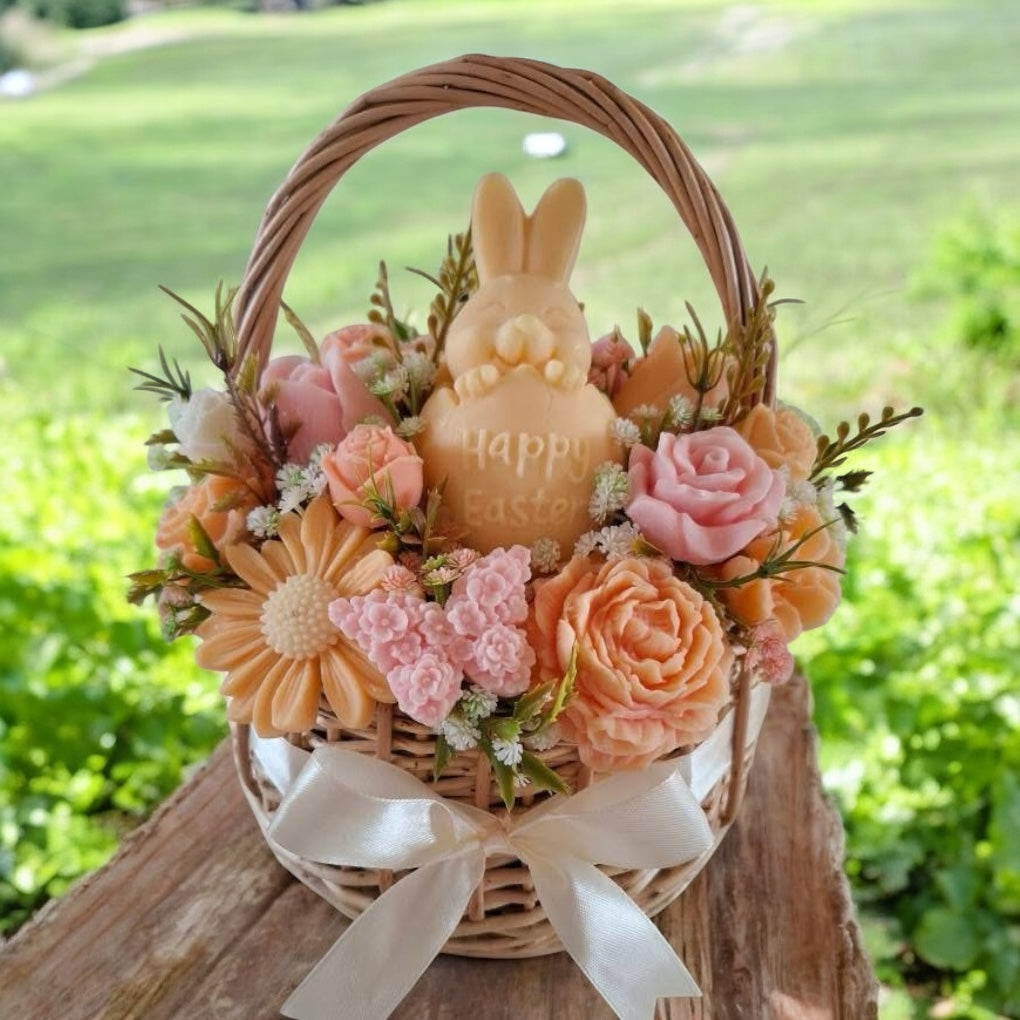 Wax Melt Soy Wax Rose Bouquet (Peach)