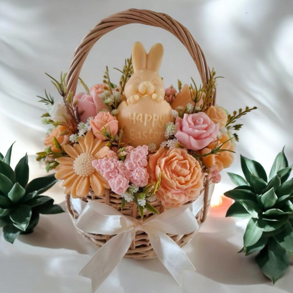 Wax Melt Soy Wax Rose Bouquet (Peach)