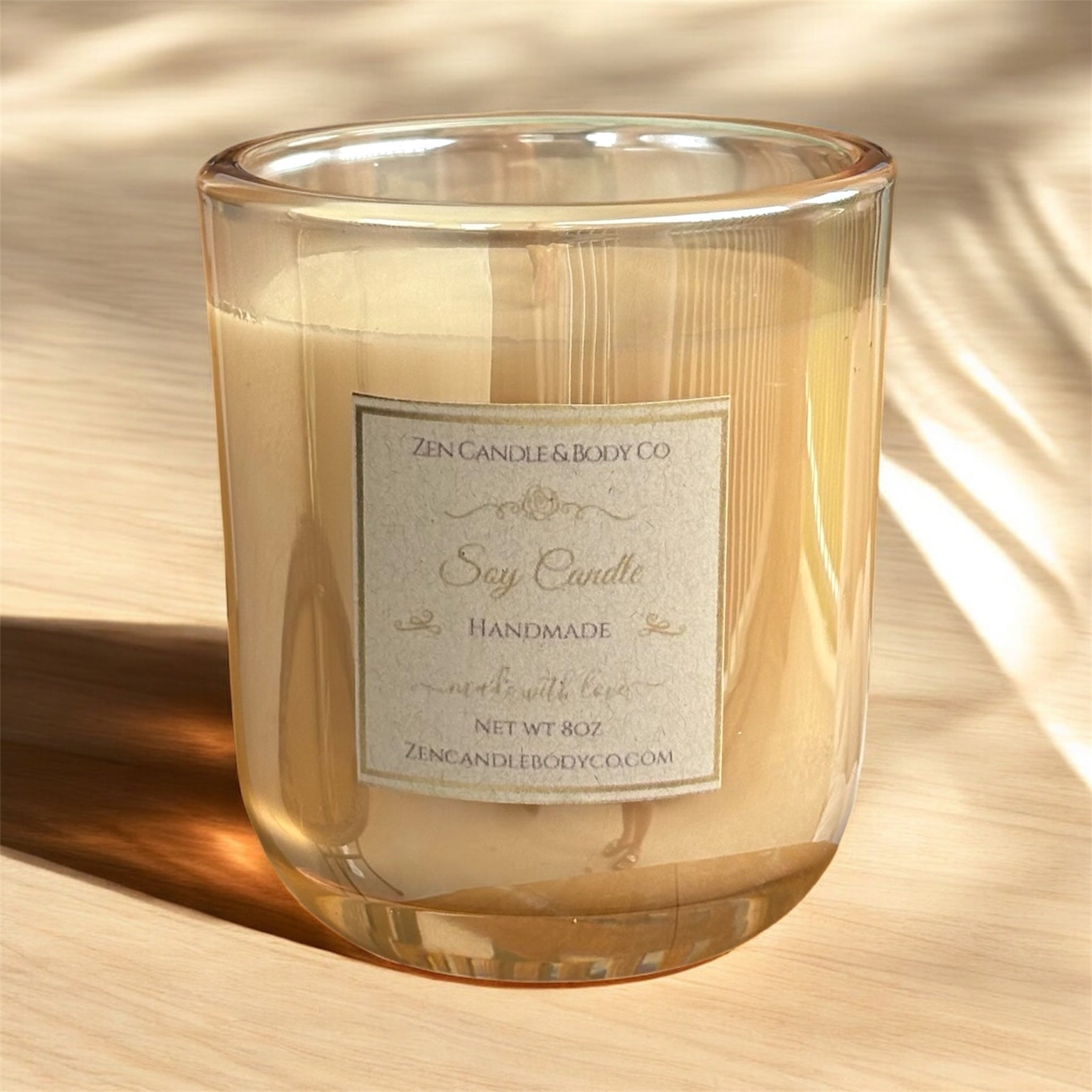 Amber Luxe Collection Soy Wax Candle