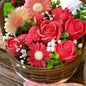 Bouquet Soy Wax Candles/Wax Melts In Gift Basket