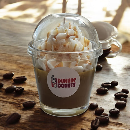 Dunkin Donuts theme scented soy wax candles