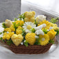 Bouquet Soy Wax Candles/Wax Melts In willow basket