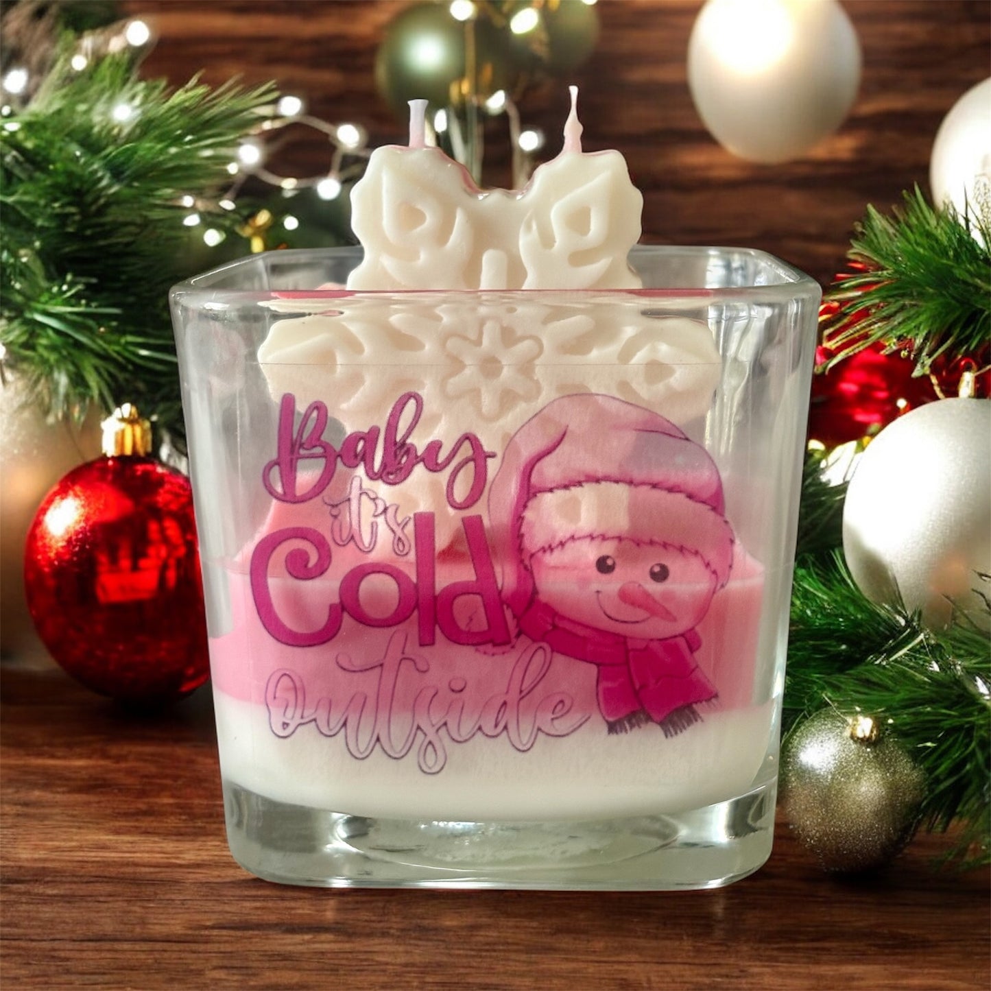 Baby It’s Cold Outside Candle – Pink Collection