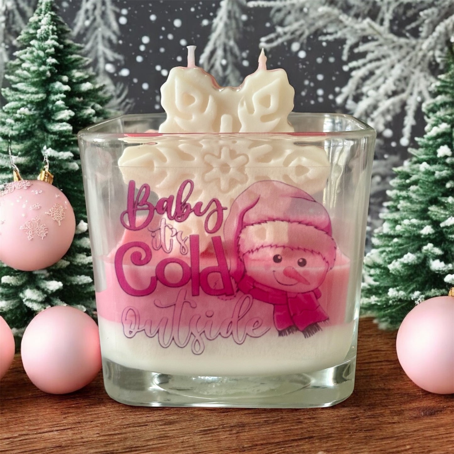 Baby It’s Cold Outside Candle – Pink Collection