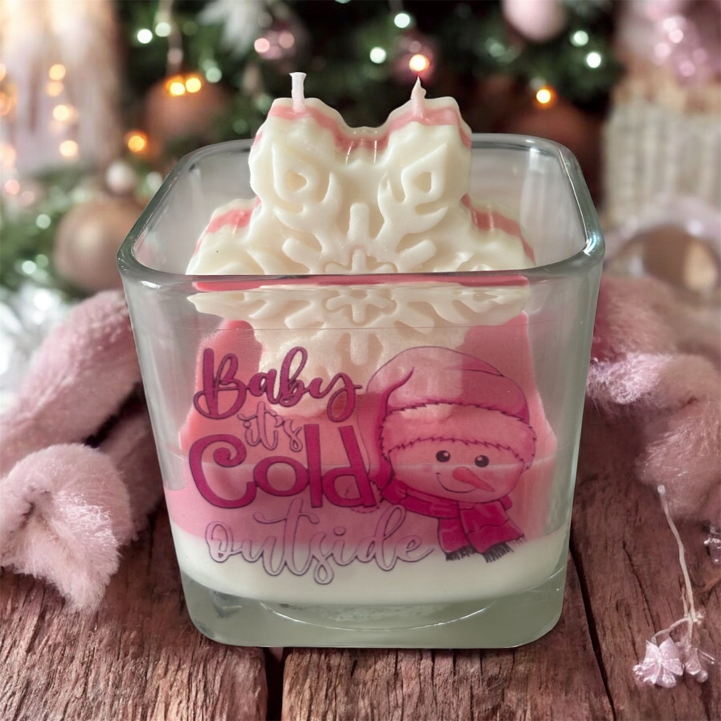 Baby It’s Cold Outside Candle – Pink Collection