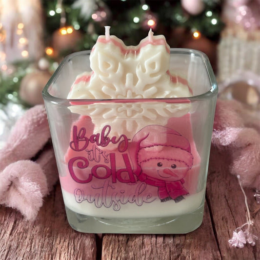 Baby It’s Cold Outside Candle – Pink Collection