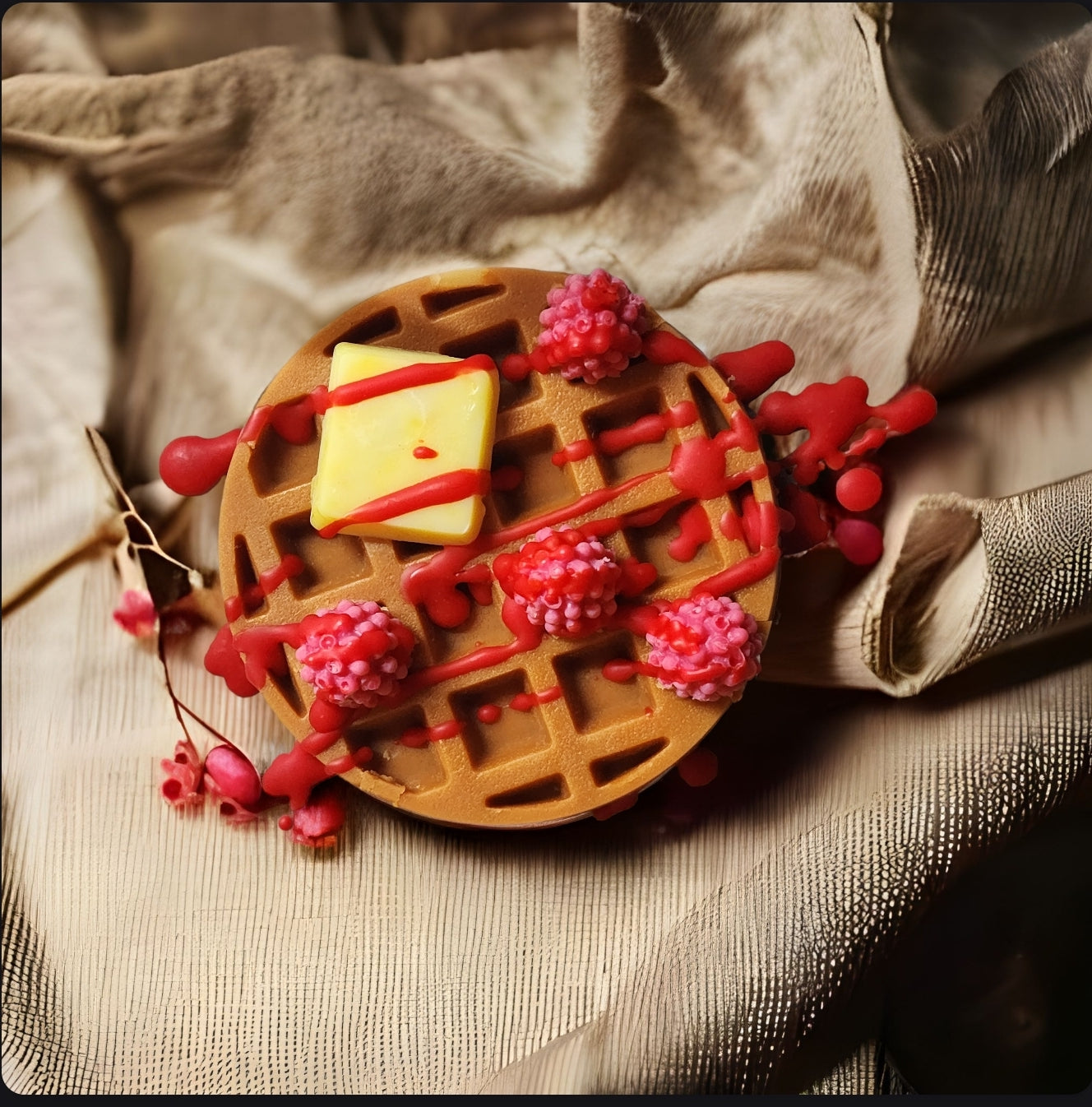 Waffle Wax Melt In Bakery Box
