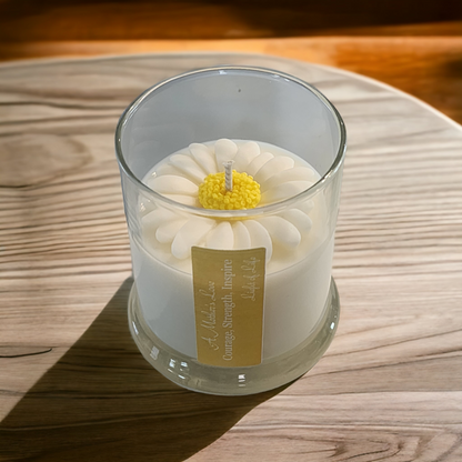 Daisy Themed Soy Candles