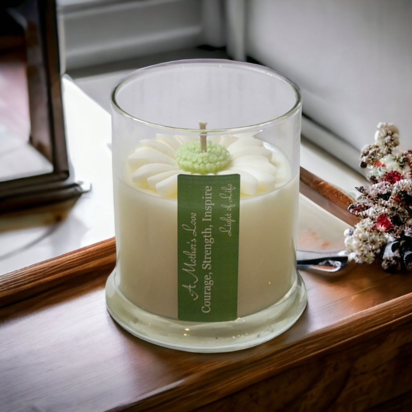 Daisy Themed Soy Candles