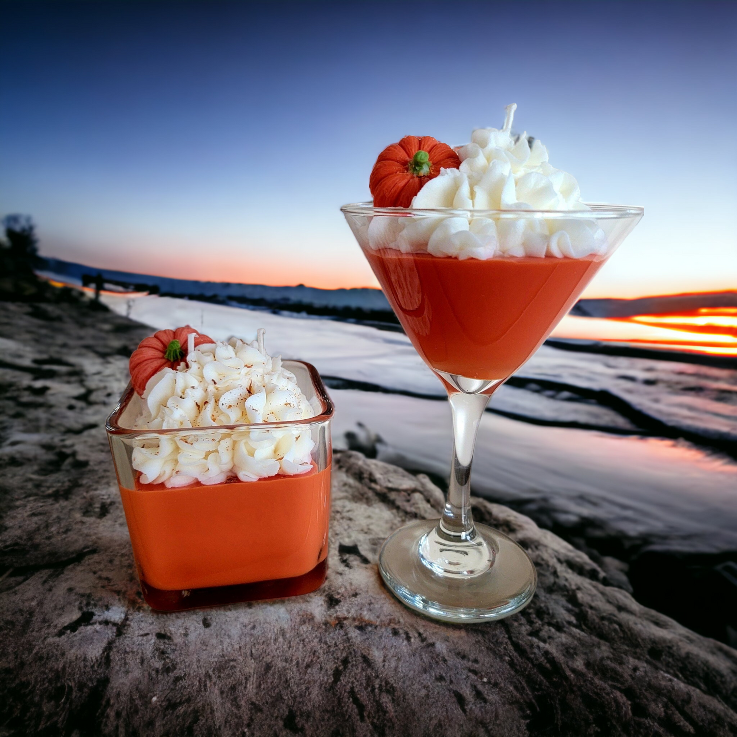 Pumpkin Martini Scented Soy Wax Candle