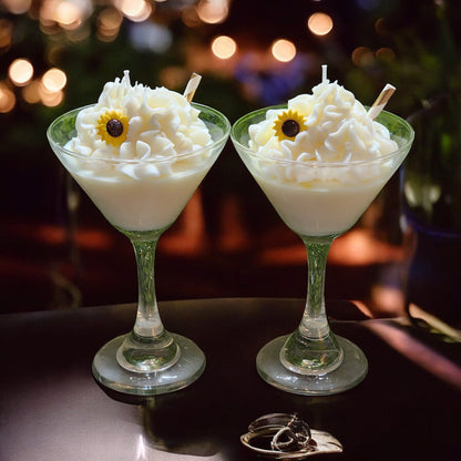 Sunflower Martini Soy Wax Candle