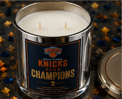 New York Basketball Champions 2026 Candle | Championship Fan Gift | Limited Edition Sports Candle | New York Knicks Merch